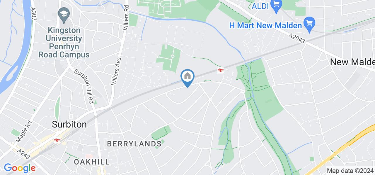 Surbiton 1 Bed Flat, Berrylands, KT5 To Rent Now for £1,400.00 p/m