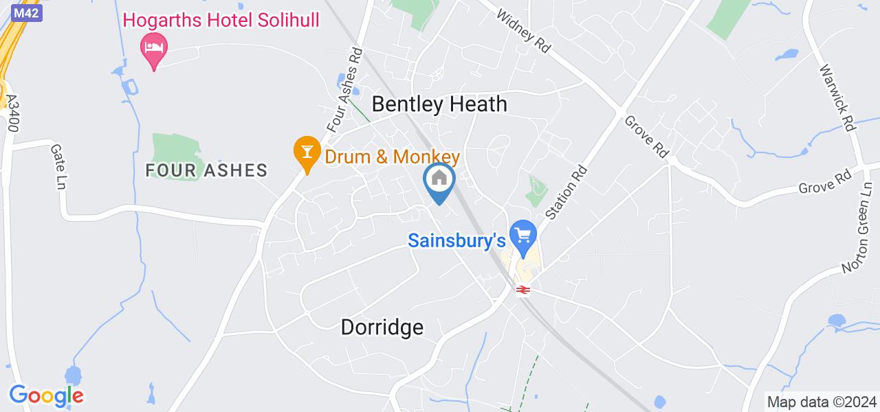 Dorridge, Solihull 1 Bed SemiDetached House, Woodstock Crescent, B93