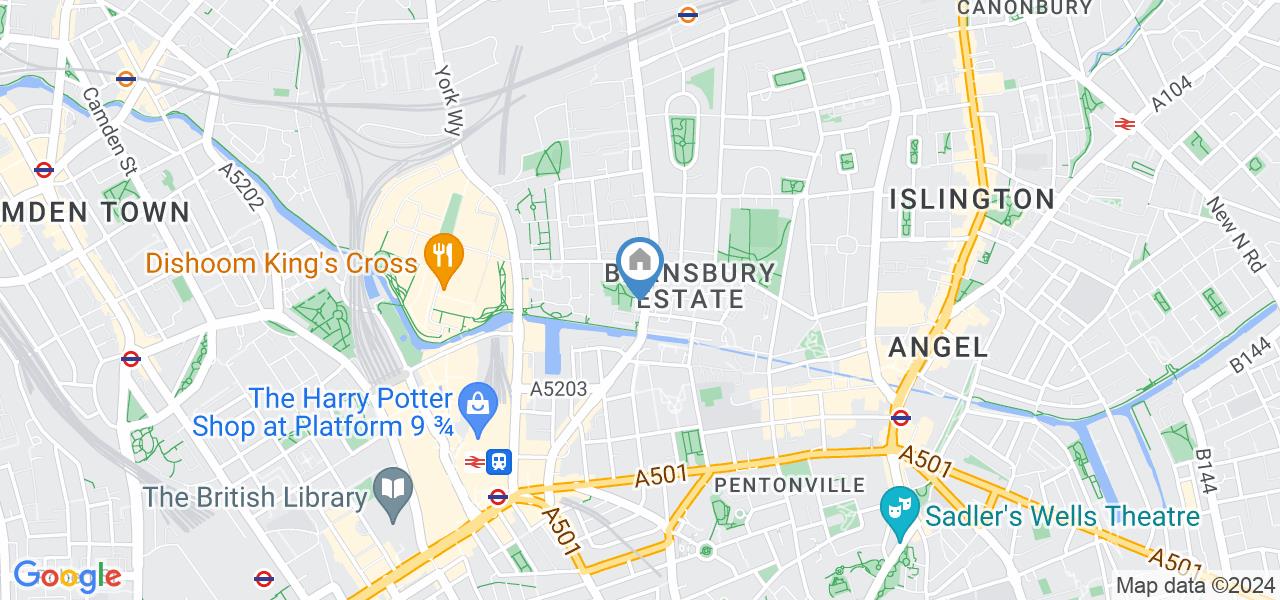 London Studio Flat, Caledonian Road, N1 To Rent Now for £1,560.00 p/m