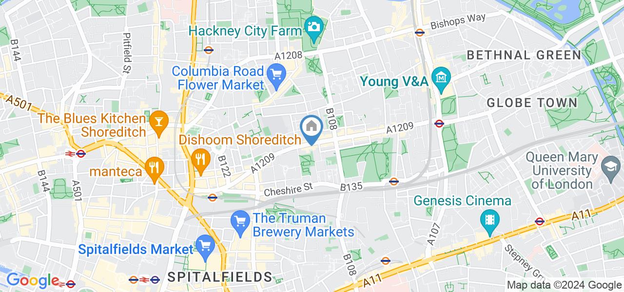 London Studio Flat, Bethnal Green Road, E2 To Rent Now for £1,600.00 p/m