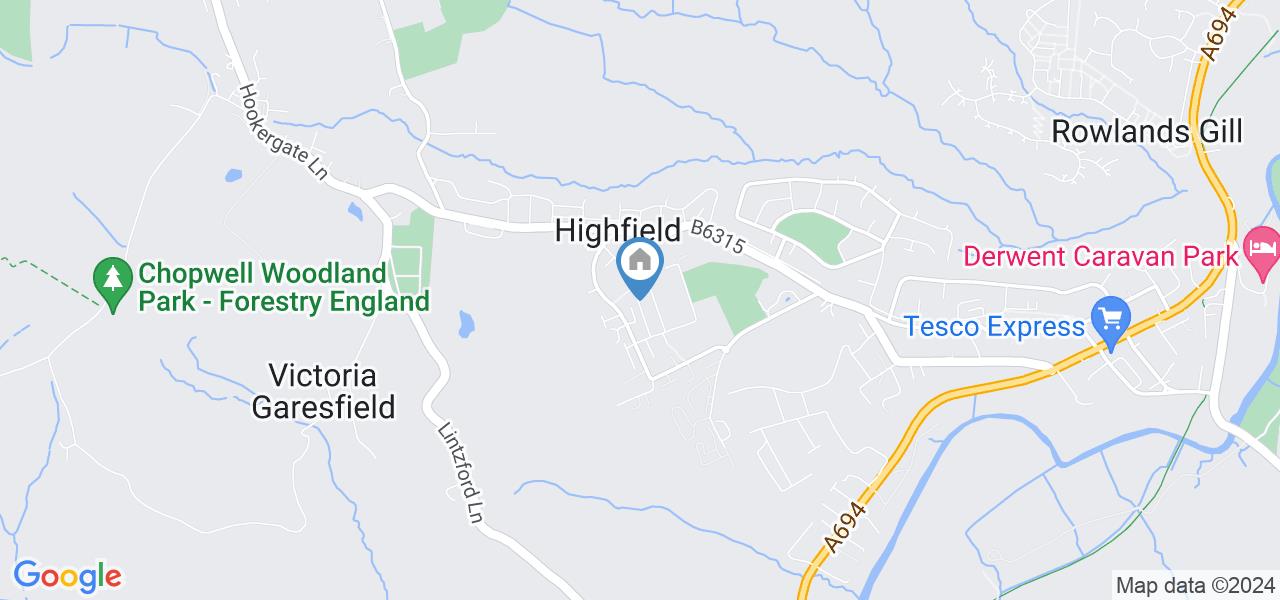 Rowlands Gill 2 Bed Terraced House, Margaret Terrace, NE39 To Rent