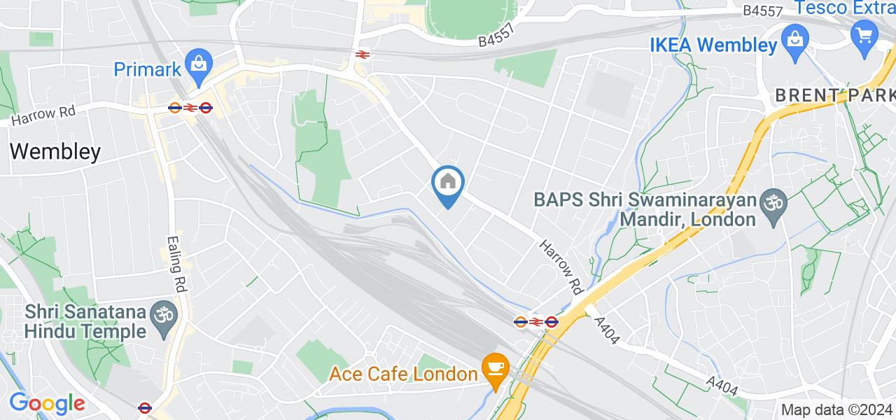 Wembley Studio Flat, Nettleden Avenue, HA9 To Rent Now for £1,100.