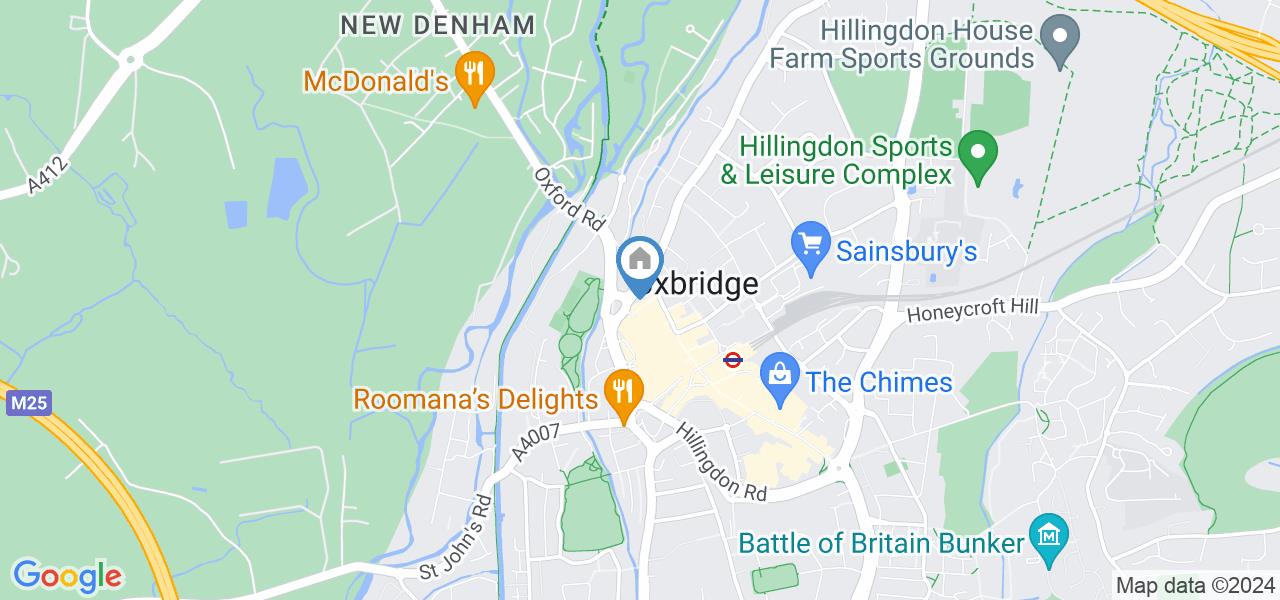 Uxbridge Studio Flat, Panorama Apartments, UB8 To Rent Now for £