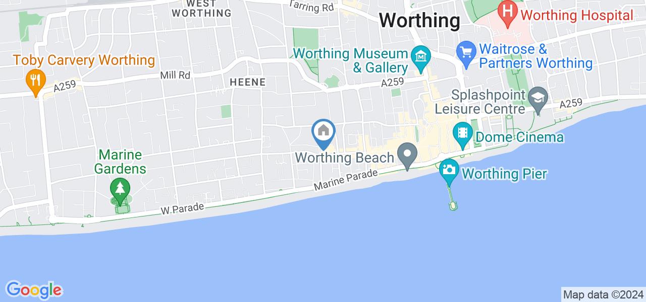 Worthing 1 Bed Flat, Rowlands Road, BN11 To Rent Now for £925.00 p/m