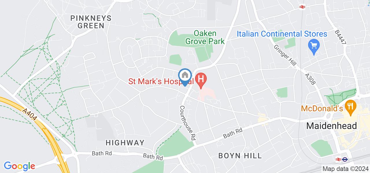 Maidenhead Studio Flat, Corfe Place, SL6 To Rent Now for £1,000.00 p/m