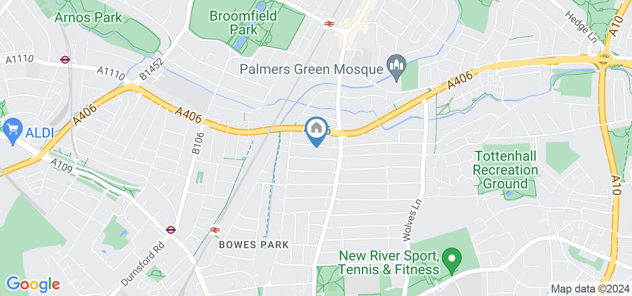 London 2 Bed Flat, Palmers Green, N13 To Rent Now for £1,650.00 p/m