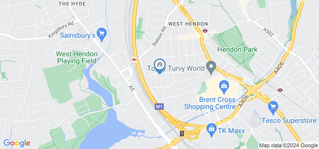 London Room in a Shared House, Bertram Road, NW4 To Rent Now for £900.00 p/m