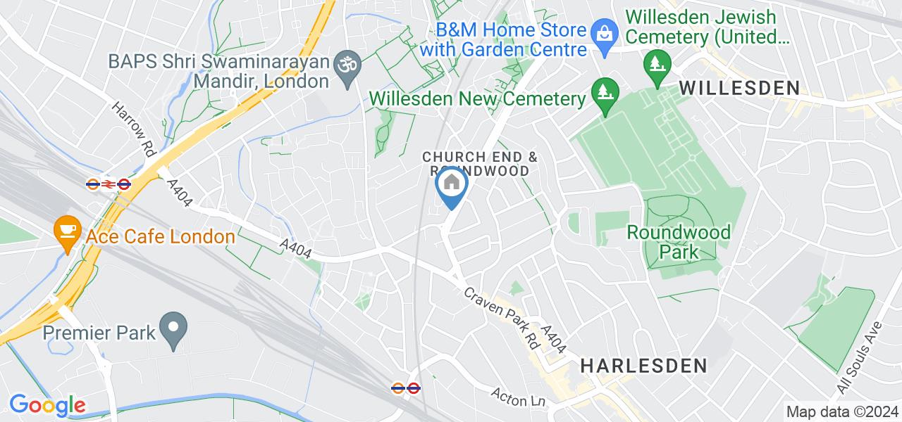 London 1 Bed Flat, Church Road, NW10 To Rent Now for £1,500.00 p/m