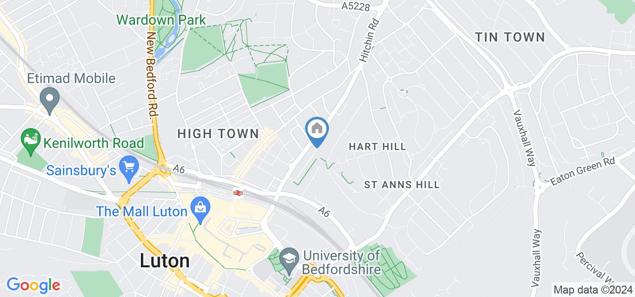 Luton 2 Bed Terraced House, Hartley Road, LU2 To Rent Now for £